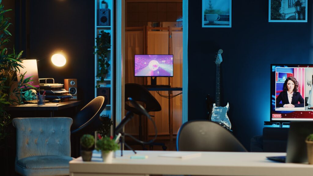 Departamento streaming room Condesa setup profesional 2025