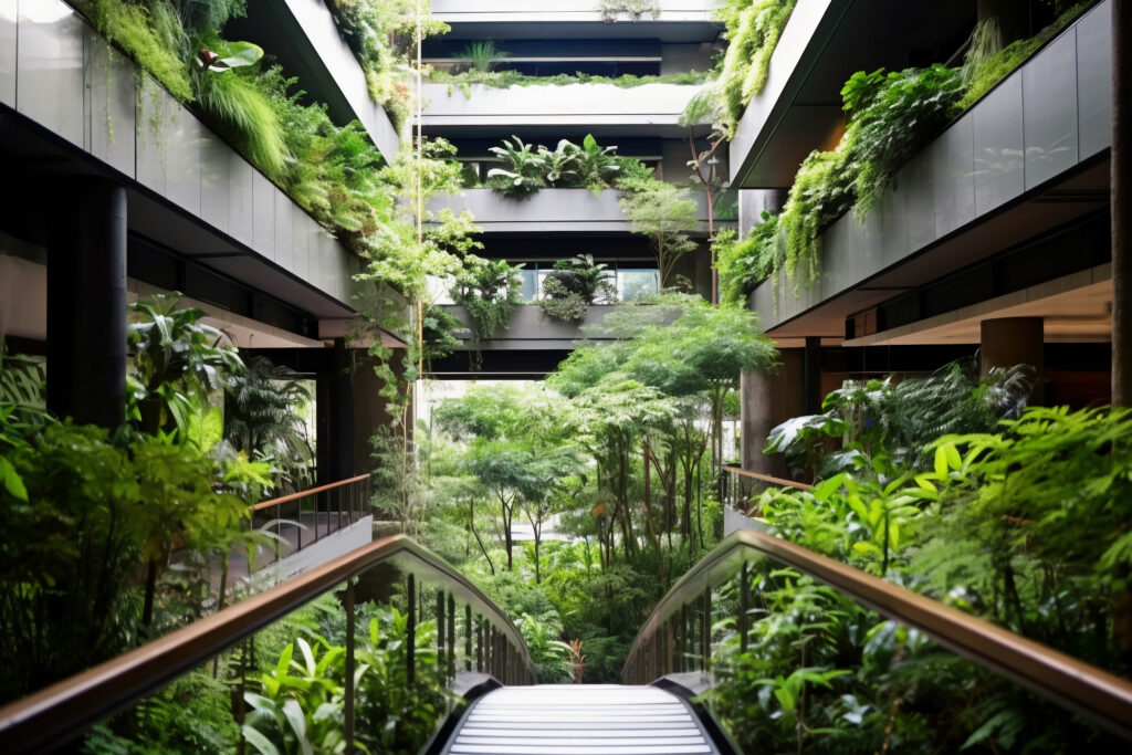 Proyecto inmobiliario sostenible en México con diseño ecológico y tecnologías limpias